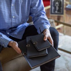 Addison Ross Ltd Black & Silver A4 Notebook