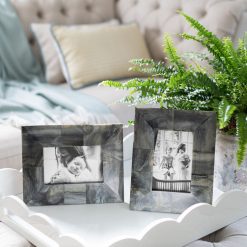 Addison Ross Ltd Homeware LARGE, WHITE SCALLOPED EDGE TRAY