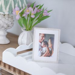 Addison Ross Ltd Silver Beatrice Diamante Frame Frames