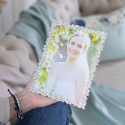 Addison Ross Ltd Silver Daisy Diamante Frame