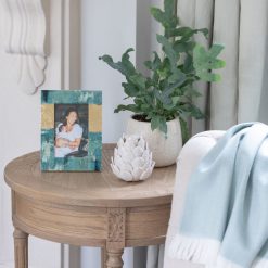 Addison Ross Ltd Frames Green And Gold Bone 4 X 6 Photo Frame