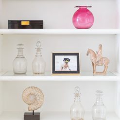 Addison Ross Ltd Wide, Curved Enamel Frame: Black & Gold Frames