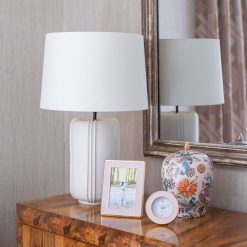 Addison Ross Ltd Frames Wide, Curved Enamel Frame: Pale Pink & Gold