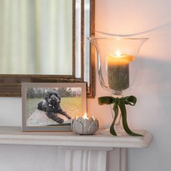 Addison Ross Ltd Gold Trim Taupe Enamel Picture Frame Frames