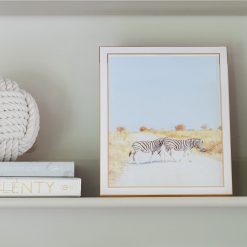 Addison Ross Ltd Frames Gold Trim White Enamel Picture Frame