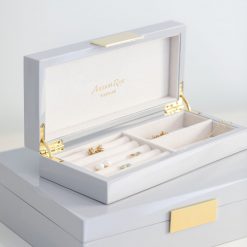 Addison Ross Ltd Chiffon Lacquer Box With Gold