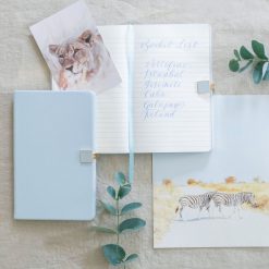 Addison Ross Ltd Wedding Blue & Gold A4 Notebook