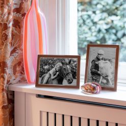 Addison Ross Ltd Silver Trim, Terracotta Enamel Picture Frame Frames