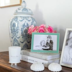 Addison Ross Ltd Silver Trim, Duck Egg Enamel Picture Frame