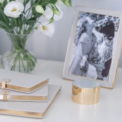 Addison Ross Ltd Chiffon & Gold Trinket Pot Boxes