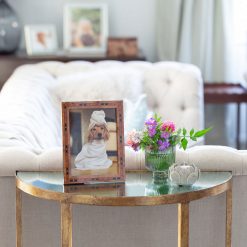 Addison Ross Ltd Frames MARQUETRY PICTURE FRAME: Poplar Veneer & Star Design Inlay