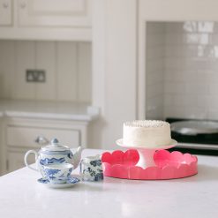 Addison Ross Ltd Fuschia Round Medium Lacquered Scallop Tray