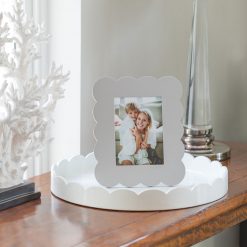 Addison Ross Ltd Chiffon Scalloped Lacquer Photo Frame
