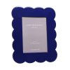 Addison Ross Ltd Frames Navy Scalloped Lacquer Photo Frame