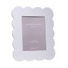 Addison Ross Ltd White Scalloped Lacquer Photo Frame