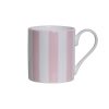 Addison Ross Ltd Pink Stripe Fine China Mug