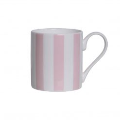 Addison Ross Ltd Pink Stripe Fine China Mug