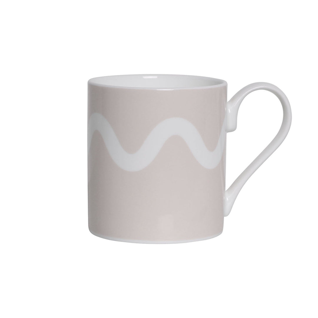 Addison Ross Ltd Cappuccino Squiggle Fine China Mug Tableware