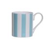 Addison Ross Ltd Eau De Nil Stripe Fine China Mug