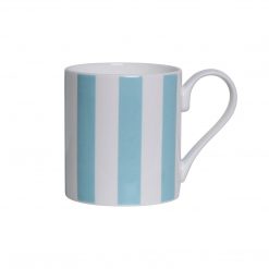 Addison Ross Ltd Eau De Nil Stripe Fine China Mug