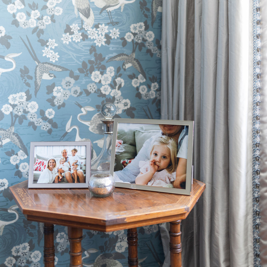 Addison Ross Ltd Frames Silver Trim, Chiffon Enamel Picture Frame