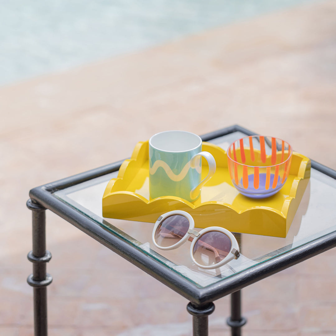 Addison Ross Ltd Eau De Nil Squiggle Fine China Mug