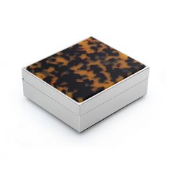 Addison Ross Ltd Tortoiseshell & Silver Box Boxes