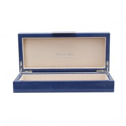 Addison Ross Ltd Blue Shagreen Box With Gold Boxes