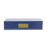 Addison Ross Ltd Blue Shagreen Box With Gold Boxes