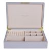 Addison Ross Ltd CHIFFON JEWELRY BOX: Gold Trim Boxes