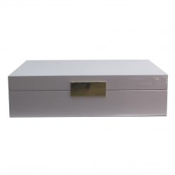 Addison Ross Ltd CHIFFON JEWELRY BOX: Gold Trim Boxes