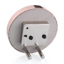 Addison Ross Ltd Clocks Rose Gold & Taupe Alarm Clock