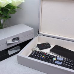 Addison Ross Ltd Boxes Black Lacquer Box With Silver