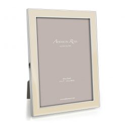 Addison Ross Ltd Silver Trim, Vanilla Enamel Picture Frame Frames