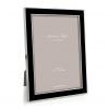 Addison Ross Ltd Frames Silver Trim, Black Enamel Picture Frame