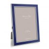 Addison Ross Ltd Silver Trim, Royal Blue Enamel Picture Frame