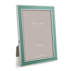 Addison Ross Ltd Silver Trim, Duck Egg Enamel Picture Frame
