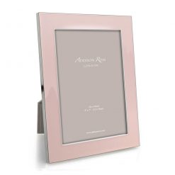 Addison Ross Ltd Wide Enamel Picture Frame: Pink & Silver Frames