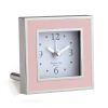 Addison Ross Ltd Clocks Pink Enamel Square Alarm Clock