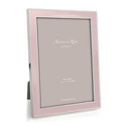 Addison Ross Ltd Frames Silver Trim, Light Pink Enamel Picture Frame