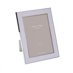 Addison Ross Ltd Light Grey Shagreen & Silver Frame