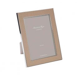 Addison Ross Ltd Frames Sand Shagreen & Silver Frame