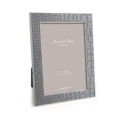 Addison Ross Ltd Frames Dove Croc & Silver Frame