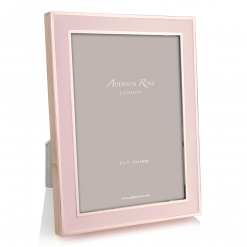 Addison Ross Ltd Blush Pink Enamel & Rose Gold Frame