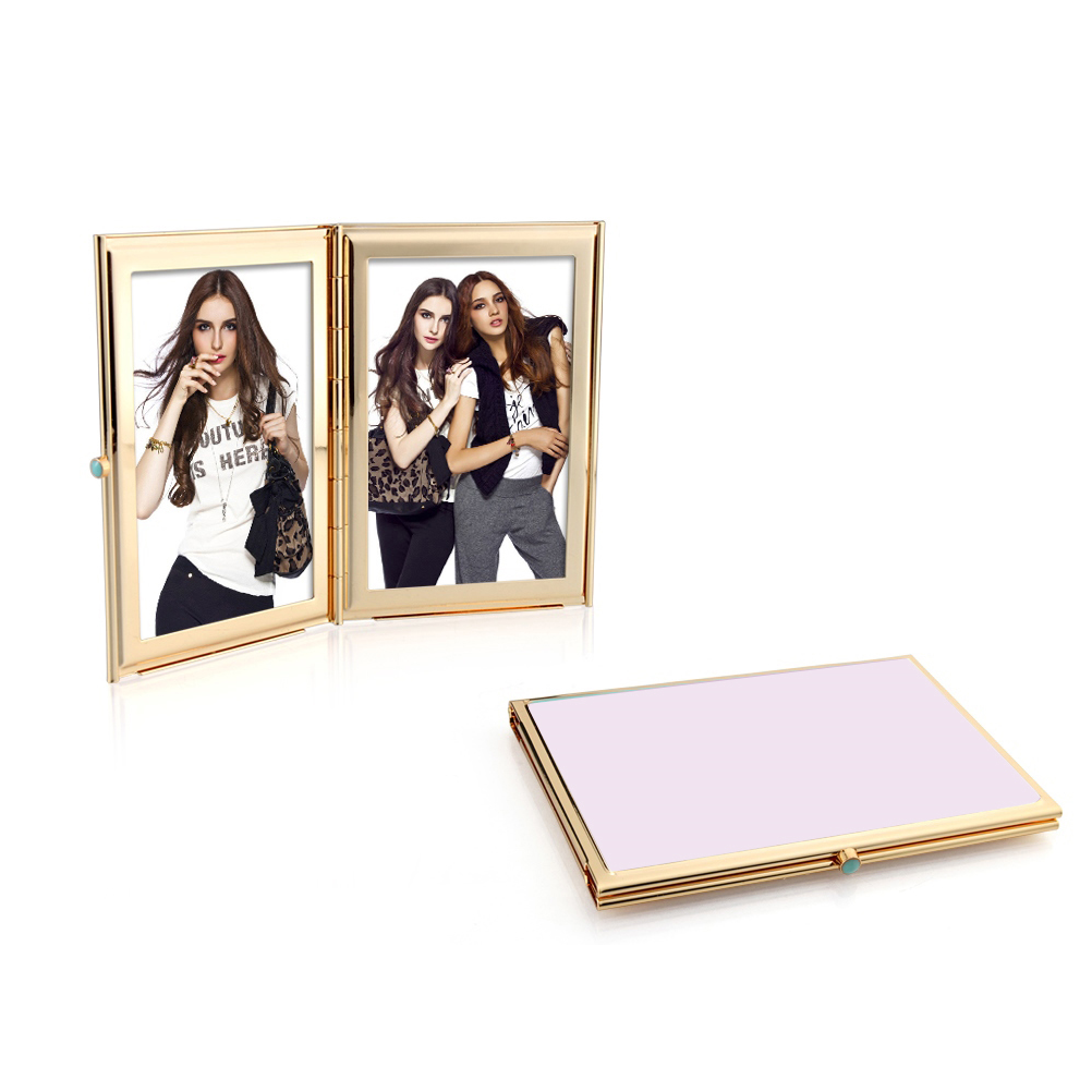 Addison Ross Ltd Frames Pastel Pink & Gold Travel Frame