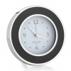 Addison Ross Ltd Black & Silver Alarm Clock