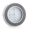 Addison Ross Ltd Clocks Dove Croc Silver Alarm Clock