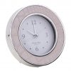 Addison Ross Ltd Mocha Croc Silver Alarm Clock Clocks