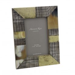 Addison Ross Ltd Frames Faux Horn & Gold Photo Frame