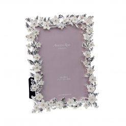 Addison Ross Ltd Silver & White Flower Frame Frames